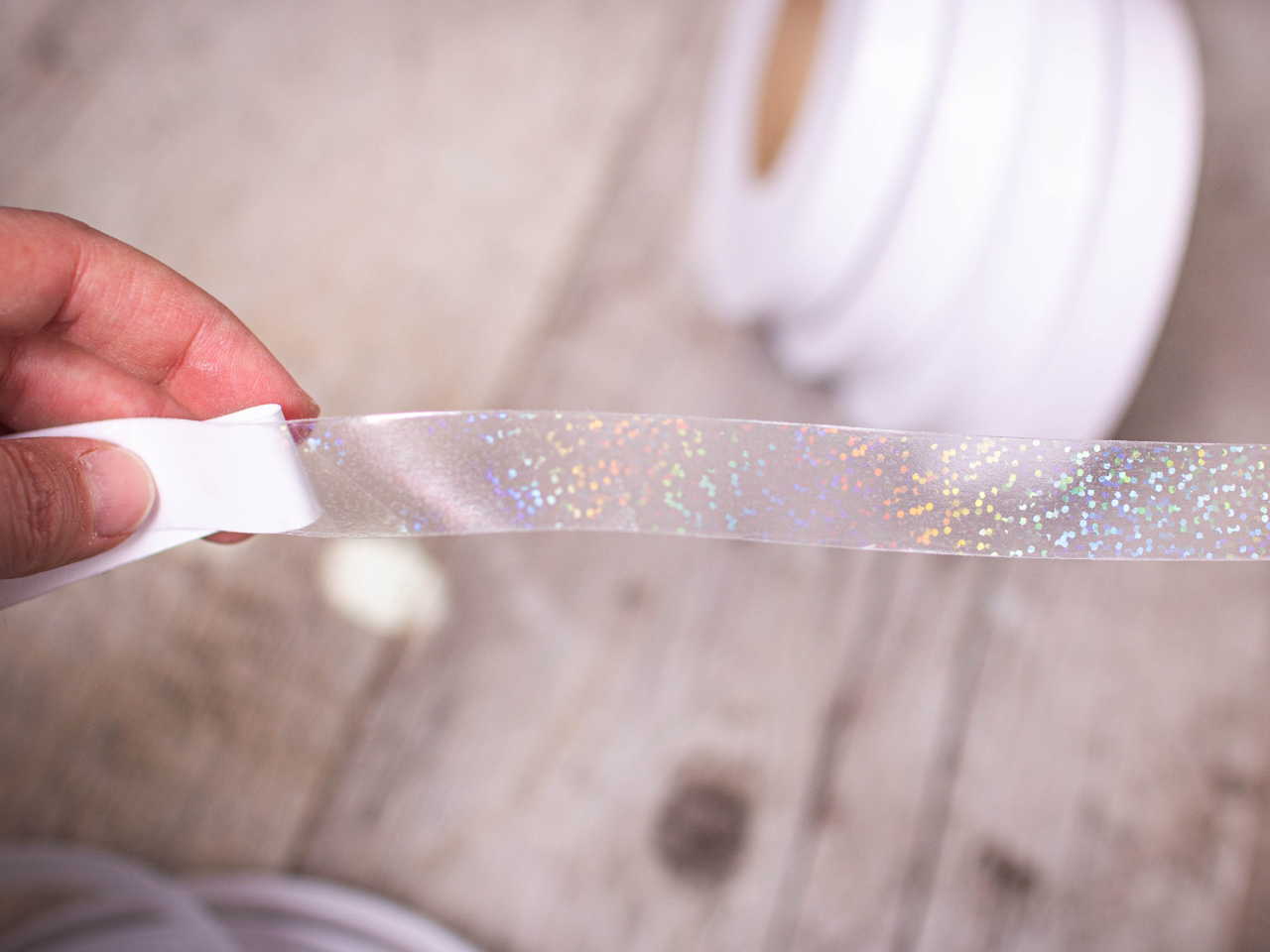 Glitter Clear Tape